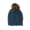 Wilson & Frenchy Steel Blue Knitted Hat with Pom Pom