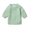 Wilson & Frenchy Moss Green Jacquard Knitted Jumper