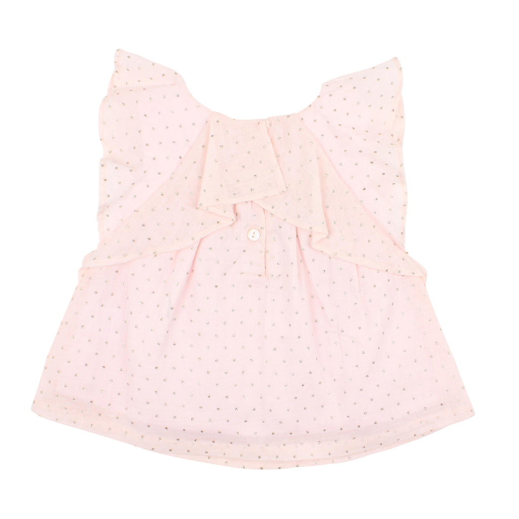 Bebe Glitter Spot Top