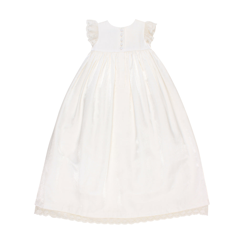 Bebe Beaded Christening Dress in Ivory