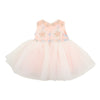 Bebe Pink Netting Dress (Size 000-7)