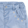 Bebe Chloe Daisy Denim Shorts (Size 3-7)