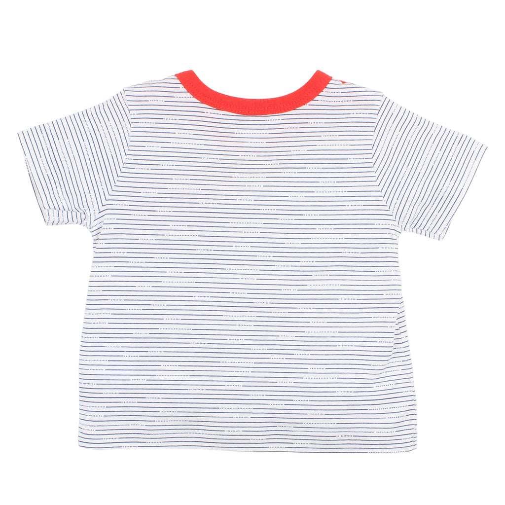 Bebe Archer Stripe Anchor Tee (Size 000-2)