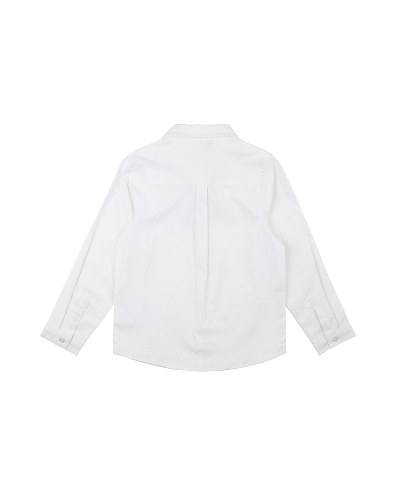 Bebe Albert LS Shirt - Cloud (Size 00-7)