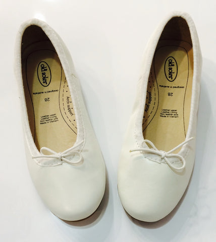 Old Soles Flower Girl Shoe in White
