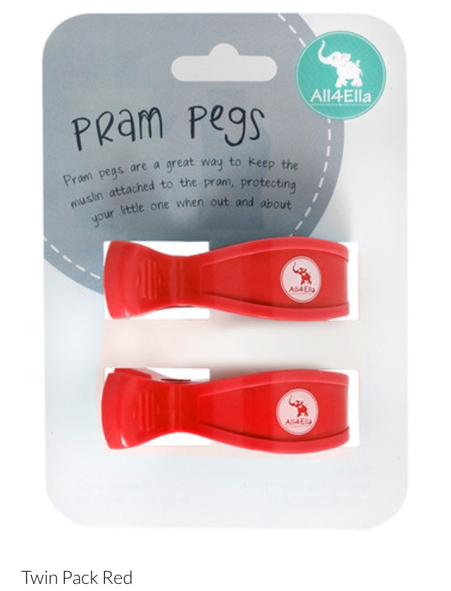 All4Ella Twin Pack Pram Pegs - Sweet Thing Baby & Childrens Wear