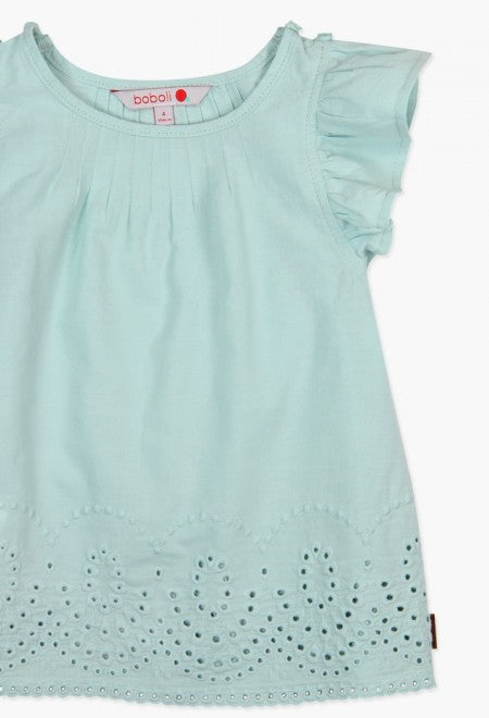 Boboli Batiste Blouse Embroidered