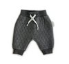 Beanstork Grey Quilted Bell Pants (Size 3M-12M)