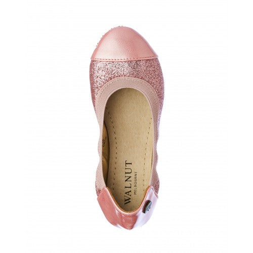 Walnut Catie Sparkle Ballet Pink