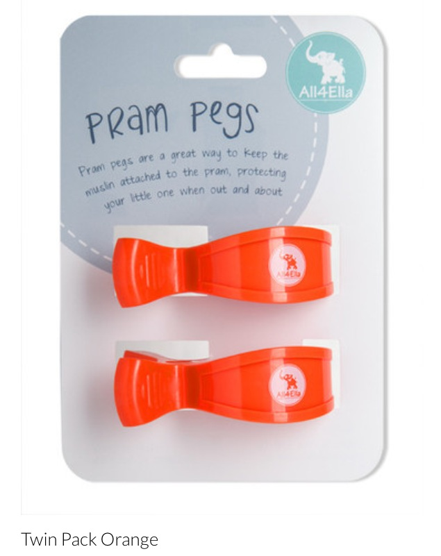 All4Ella Twin Pack Pram Pegs - Sweet Thing Baby & Childrens Wear