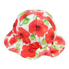 Boboli Red Flower Hat