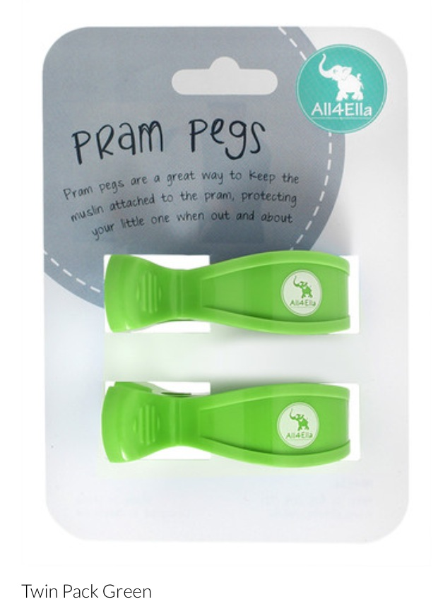 All4Ella Twin Pack Pram Pegs - Sweet Thing Baby & Childrens Wear