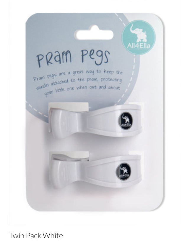 All4Ella Twin Pack Pram Pegs - Sweet Thing Baby & Childrens Wear