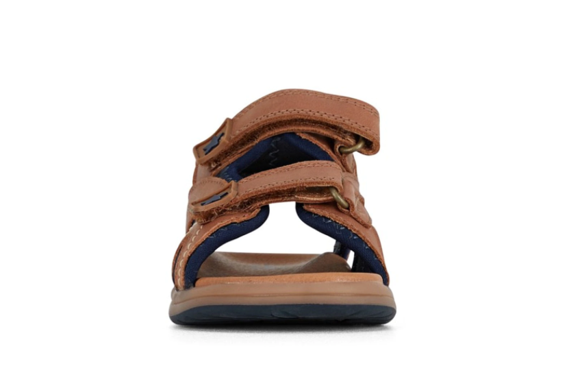 Clarks KOBE in Tan/Navy(Size EU 20-31)