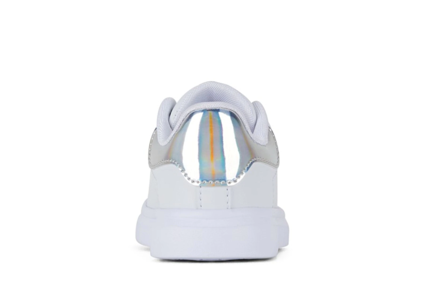 Clarks QUEENIE in White/Silver (Size EU 26-38)