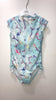 Bebe Luna Zip Front Swimsuit (Size 3-10)