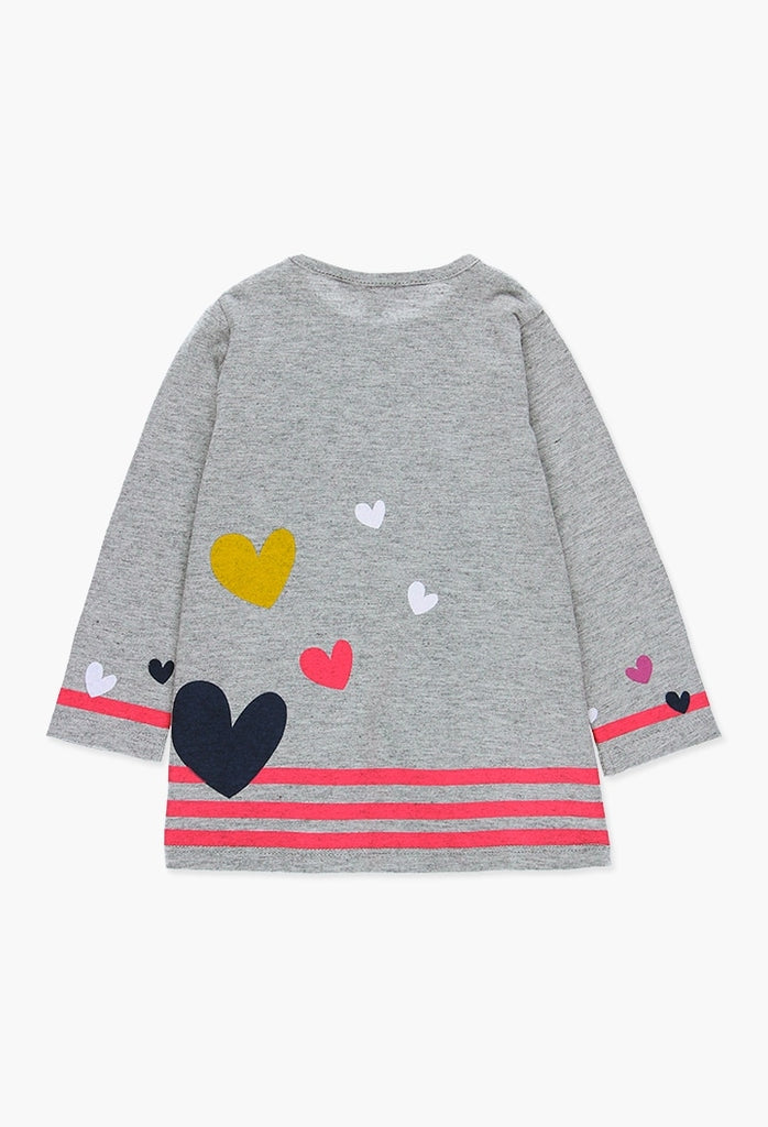 Boboli Knit Dress Flame for Baby Girl (6M-4Y)