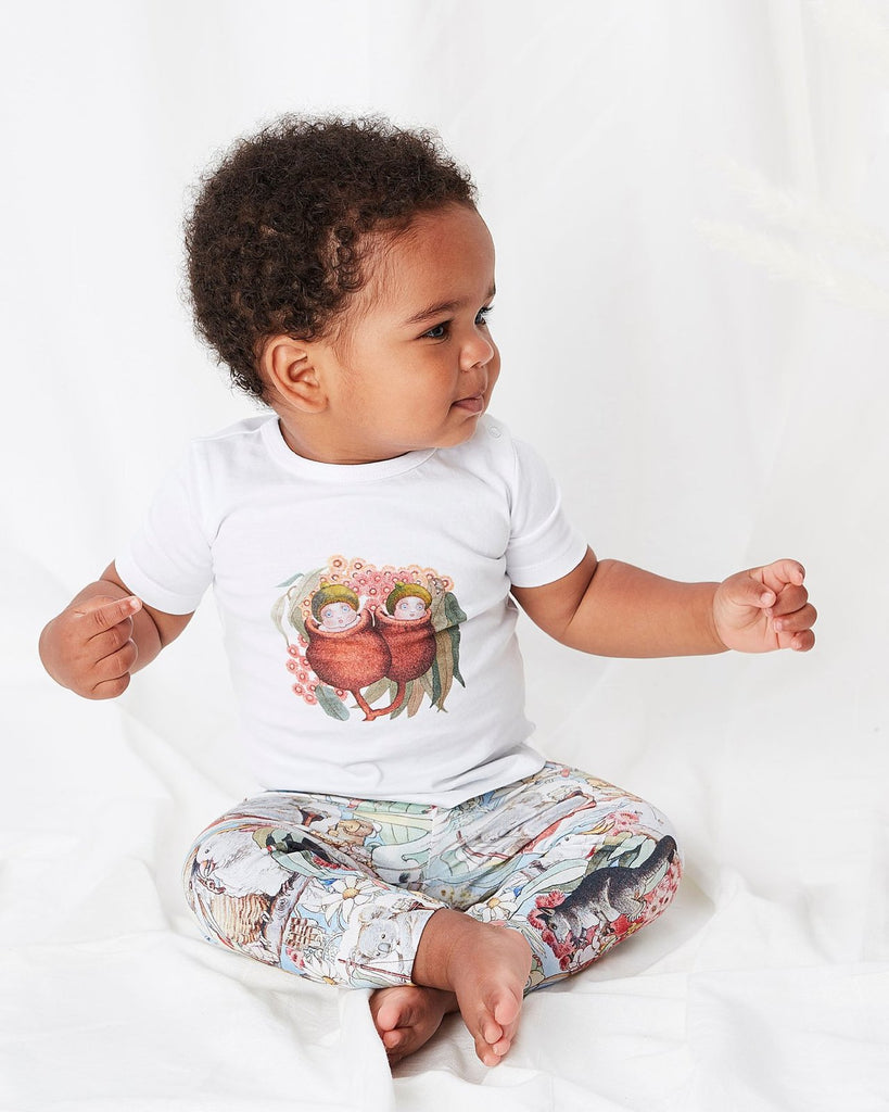 Walnut + May Gibbs Frankie Tee - Gumnuts (Size 000 - 4)