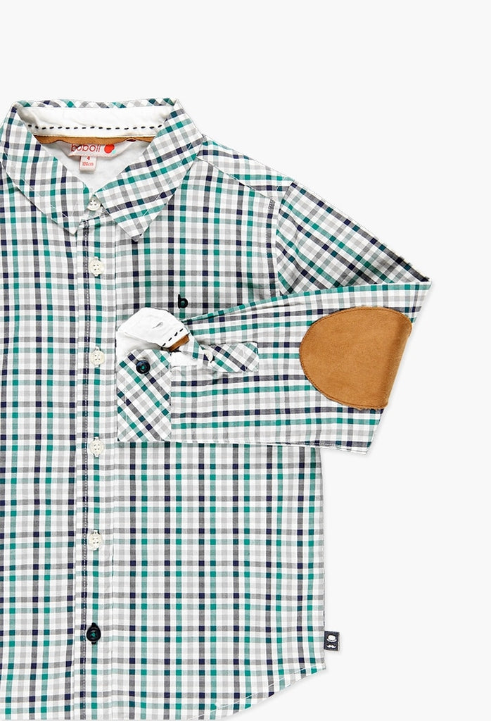Boboli Poplin Shirt Check for Boy (Size 5-14)