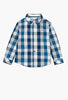 Boboli Check Shirt- Blue/White