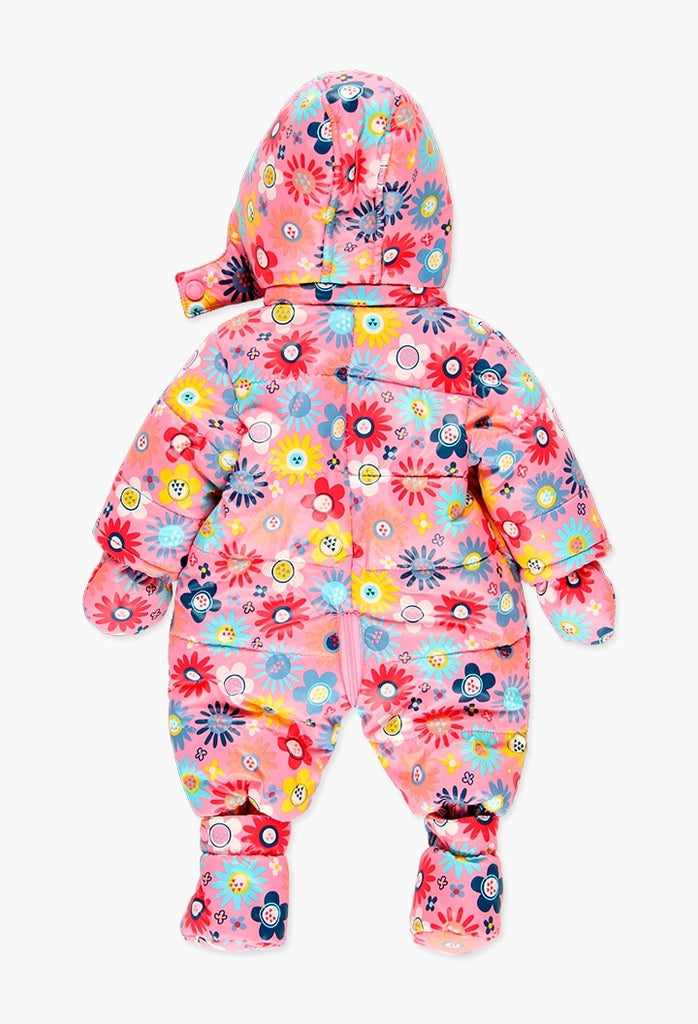 Boboli Technical Fabric Babygrow for Baby Girl (Size 3M-12M)