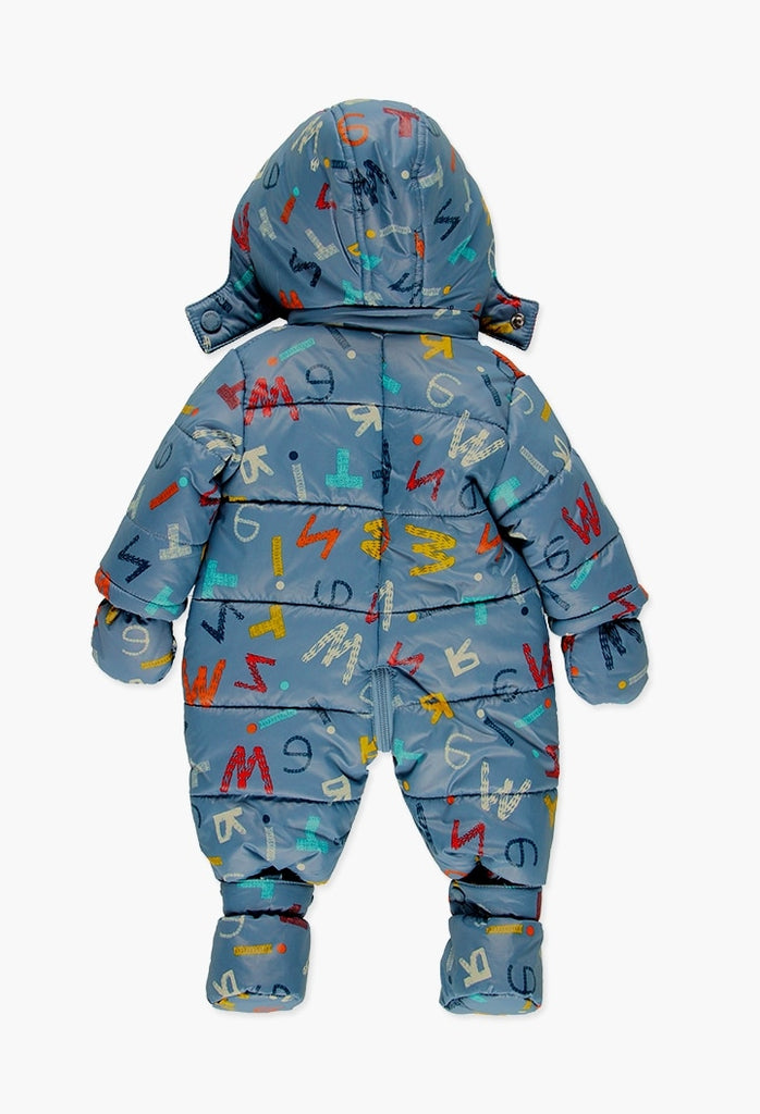 Boboli Technical Fabric Babygrow for Baby Boy (Size 3M-12M)