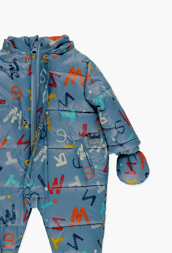 Boboli Technical Fabric Babygrow for Baby Boy (Size 3M-12M)