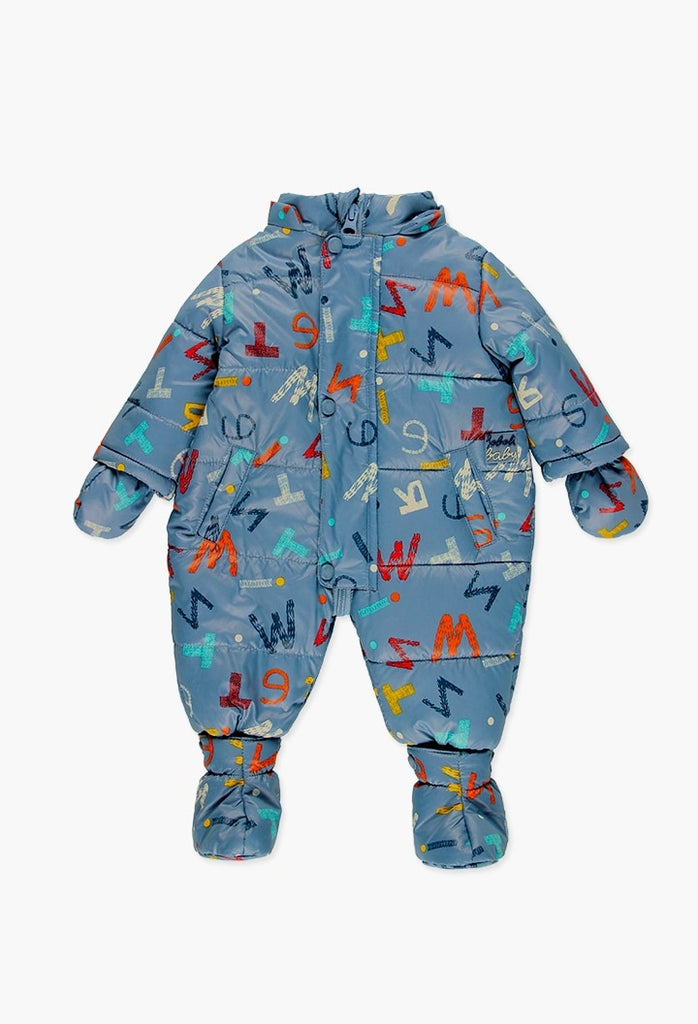 Boboli Technical Fabric Babygrow for Baby Boy (Size 3M-12M)