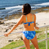 Salty Ink Tropical Punch Tye Dye 70’s Bikini (Size 8-14)