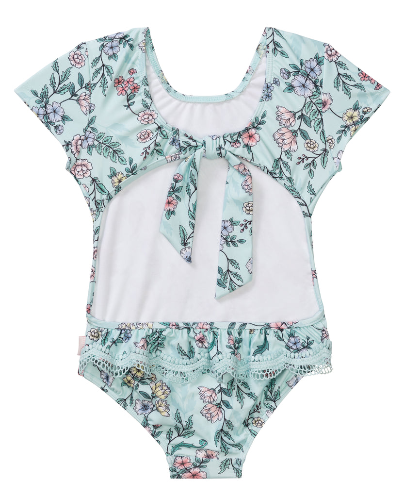 Seafolly Mystical Garden Cut Out Tank  - Multi (Size 2-7)