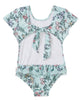 Seafolly Mystical Garden Cut Out Tank  - Multi (Size 2-7)