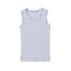 Marquise Lace Trim Blue Singlet - Sweet Thing Baby & Childrens Wear