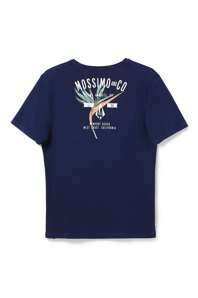 Mossimo Boys Laighton Crew Tee - Dark Night