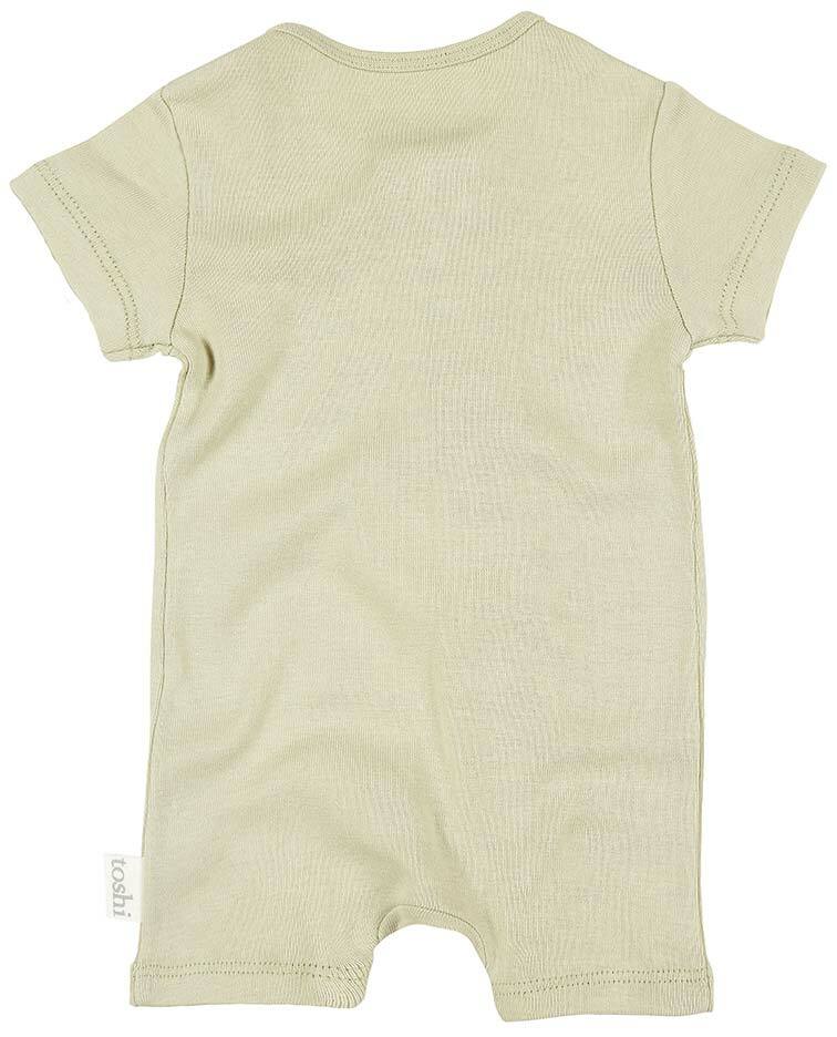 Toshi Dreamtime Organic Onesie S/S - Thyme