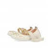 WHITE BALLERINA PUMPS WITH PEARLS FOR GIRLS 44683