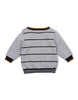 Fox & Finch Woof Dog Sweater in Grey Marle