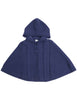 Korango Clouds Cable Knit Poncho - Navy