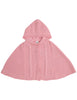 Korango Clouds Cable Knit Poncho - Pink