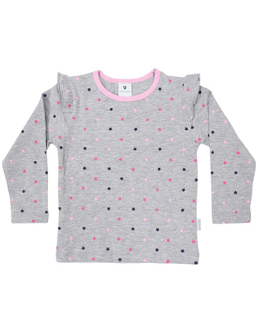 Toshi Dreamtime Organic L/S Tee in Blossom (Size 00-2)