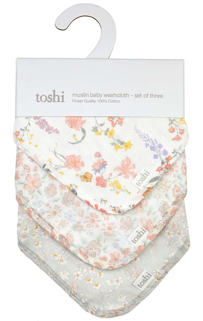 Toshi Muslin Baby Washcloth - Isabelle