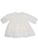 Korango Timeless Hand Smocked/Embroidered Cotton Voile Dress - Ivory