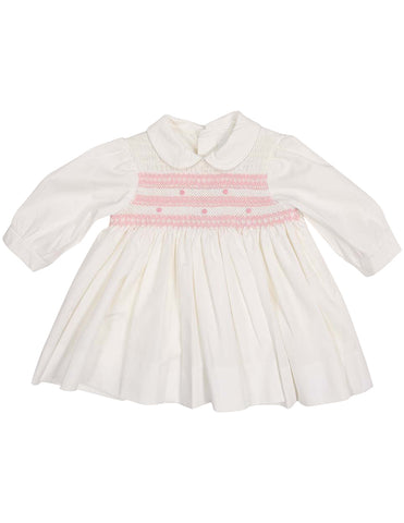 Biscotti All Dolled Up Girl's Ruffled Netting Dress in White