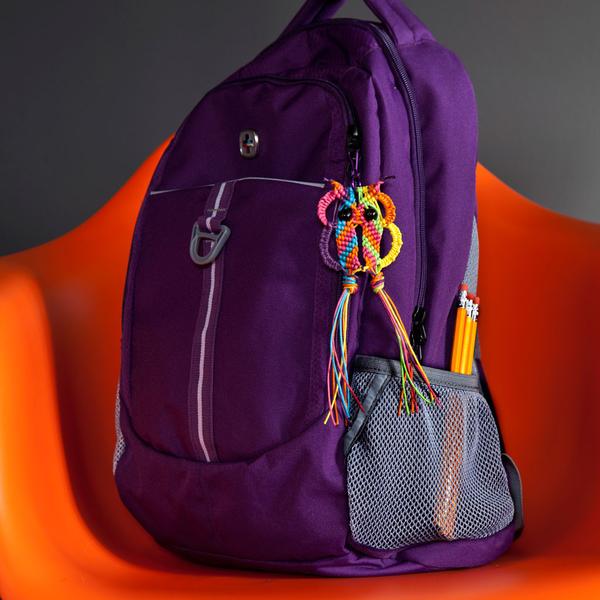Craft-tastic Macrame Owl Backpack Charm Kit