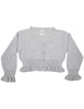 Korango L/S Crop Cardigan in Grey Marle