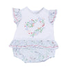 Fox & Finch Tweet Floral Wreath Romper FS18-6041