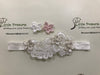 Little Possums Antique 3 Daisy Lace Headband