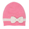 Bebe Pink Beanie w/ Knit Bow - Sweet Thing Baby & Childrens Wear