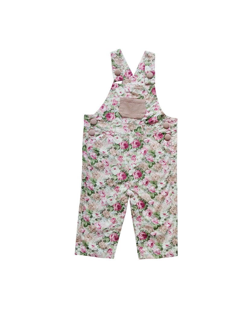 Love Henry Baby Girls Layla Dungaree - Floral