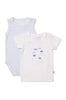 Marquise 2 pack White/Stripe Top & Bodysuit