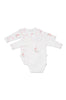 Marquise 2pk Circus Bodysuit - White/Pink